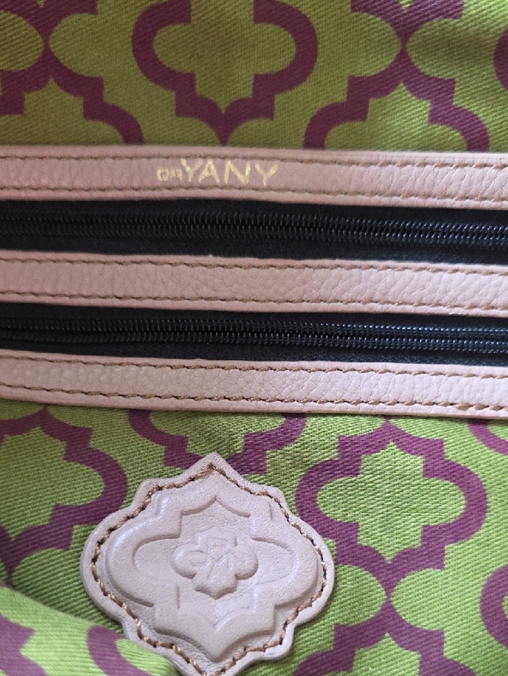 orYANY White, Taupe and Tan Leather Shoulder Bag - Picture 2 of 15